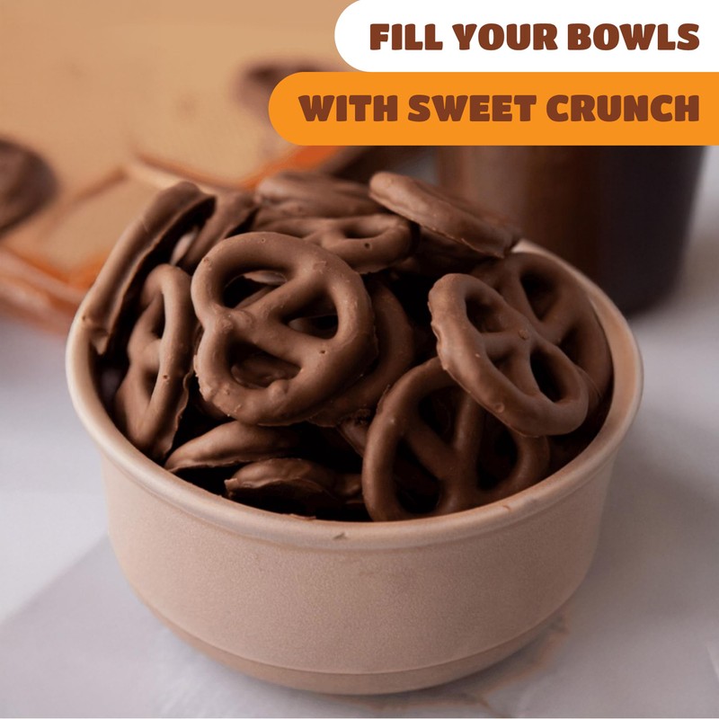 Milk Chocolate Covered Pretzels - 5 Pound Bulk Pack