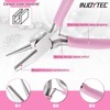 INJOYTEC Mini Round Concave Pliers Jewelry Making Pliers Wire Bending
