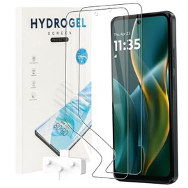 KZIOACSH Screen Protector for Motorola Moto G 5G 2025, 2 Pack Flexible Elastic Edge Scratch Resistant TPU Protective Film Support Fingerprint Unlock HD Clear Bubble-Free Protective Screen Protector