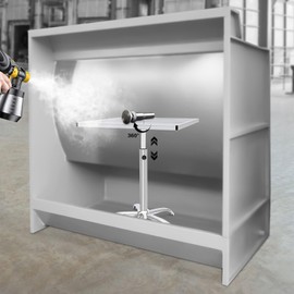 Stable Rotating Paint Stand Stainless Steel Rotation Painting Spraying Rotation Platform Stand with Five legged Base for Furniture DIY Hobby Tool, Spray Paint Station