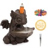 Backflow Incense Burner Dinosaur Baby Incense Sticks Holder Ceramic Incense