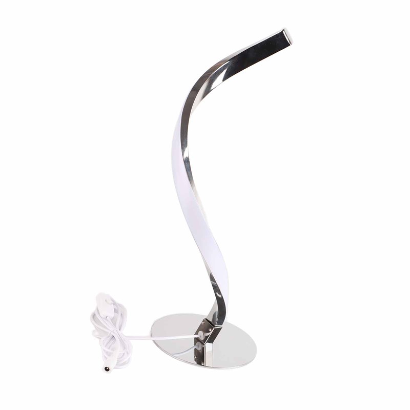 SShaped LED Spiral Table Lamp Reading Light Small Night Light