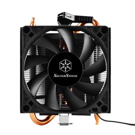 SilverStone Technology SST-KR01 Kryton CPU Cooler, Low Profile, Slim 80 mm PWM Fan, 54 mm Height, AMD Socket AM2/AM3/AM4/FM1/FM2