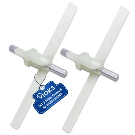 VIOKS Set of 2 Drivers for Continuous Shredder Replacement for Bosch 00091027 MUM4 MUM8 MUZ8DS1 MUZ4DS2 MUZ4DS3 091027 Cookit Continuous Shredder Blades for Bosch Food Processor Replacement Parts