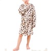 JZLPIN - Albornoz unisex con capucha para bebé, pijama de
