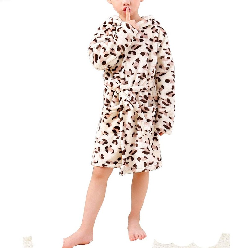 JZLPIN - Albornoz unisex con capucha para bebé, pijama de