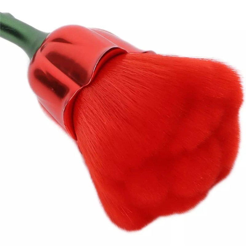Brochasmx Brocha Para Rubor Forma De Rosa, Cepillo Para Polvo