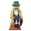 Kurt Adler Wooden Winemaker Nutcracker, 10.25-Inch