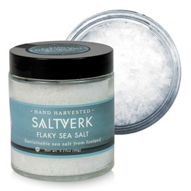 Saltverk Sea Salt - Gourmet, Icelandic, Hand Harvested and Sustainably Made - Flaky 3.17 Oz