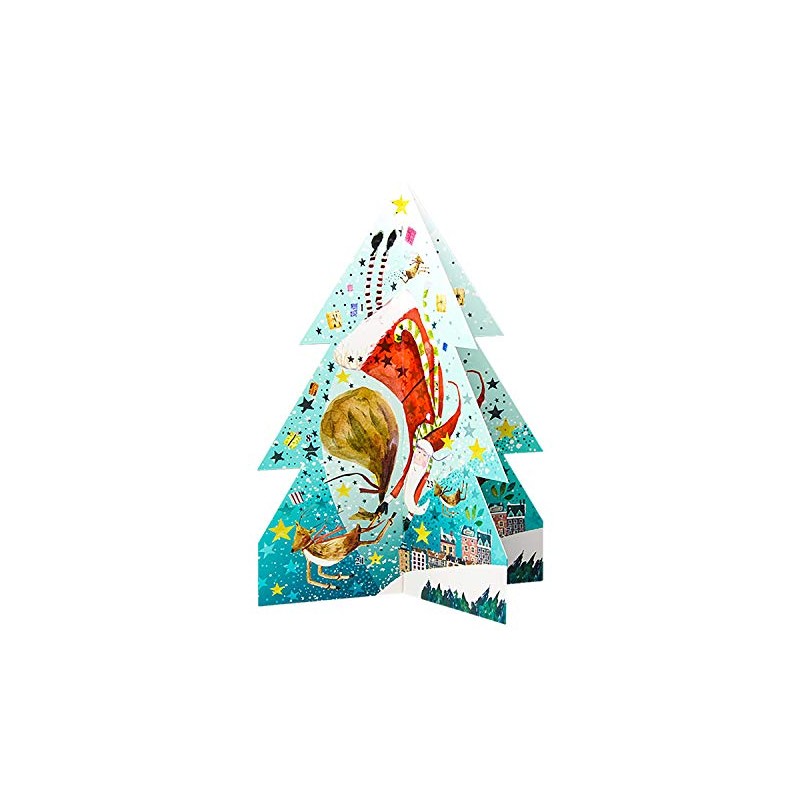 Real & Exciting Designs 3D Tree Shaped Advent Calendar (Flying