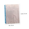 Operitacx 100pcs Sheet Data Protection Film Page Protector Colored Binder