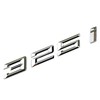 Fidida 325i Emblem Decal Car Numbers Letters Decal Plating Badge