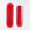 Gifbera Mini Foil Muffin Cupcake Liners Red Wrappers for Christmas