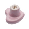 NAKUPENDA Pack of 6 Furniture Knobs Heart Shape Ceramic Cabinet