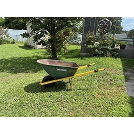 Edward Tools Heavy Duty Wheelbarrow Handles Replacement Pair 60” - Unbreakable Steel Handles with Soft Cushion Grips - Pre-drilled Holes - for Jackson, Ames, Craftsman, Kobalt