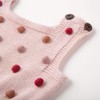 Simplee kids Baby Girl Kint Rompers Fall Sleeveless Pompoms Baby