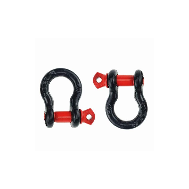 Anti-Rust 1/2" D Ring Bow Shackle Isolator 2 Pk Unbreakable