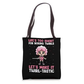 Majorette Quote for Majorette Dance and Baton Tote Bag