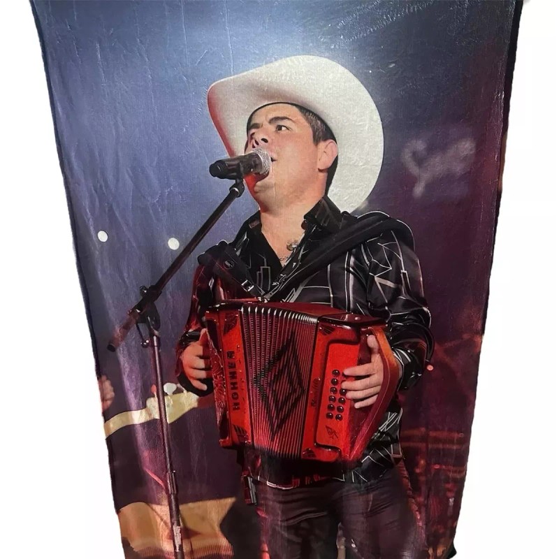 TAMCHIC Cobija Frazada Suave Cantante Alfredo Olivas Individual