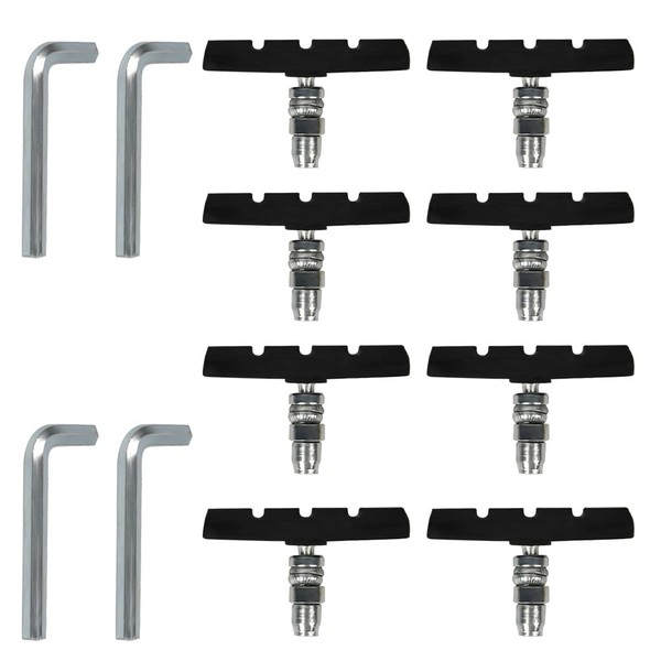 OctBird 8 Pairs V Bike Brake Pads with 4 Pcs