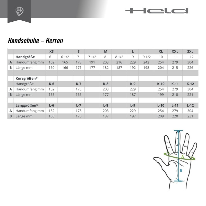 Gloves Held Desert Ii black 9