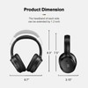 Bluetooth Headphones, Hybrid Active Noise Cancelling Wireless Headphones Over Ear