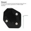 Motorcycle Kickstand Extender Foot Side Stand Extension Pad Support Plate