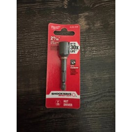 Milwaukee 49-66-4536 SHOCKWAVE Impact 7/16 in. x 2-9/16 in. Magnetic Nut Driver