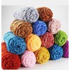 Yarn Velvet Knitting Yarn Soft Crochet Ball Craft Multi Colors,