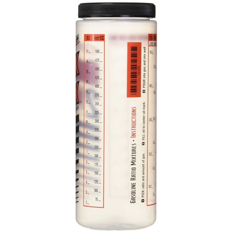 Maxima Racing Oils 10920 Quick-2-Mix Oil/Gas Ratio Mixing Bottle -