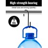 Sheryl&Rain Pack of 12 S Hooks, Black, Stainless Steel Hooks