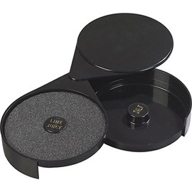 CFS GR1003 2-Tier Acrylic Margarita And Cocktail Glass Rimmer, Black