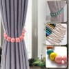 Bead Curtain Tiebacks, Boho Curtain Tiebacks, Set of 2 Curtain