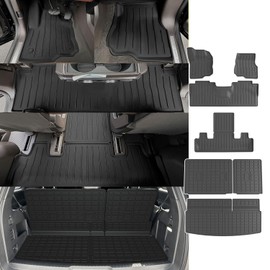 xipoqix 7 Seats Floor Mat Compatible with 2018-2024 Ford Expedition Cargo Mat 3rd Backrest Mat Replacement for 2018-2024 Ford Expedition Accessories