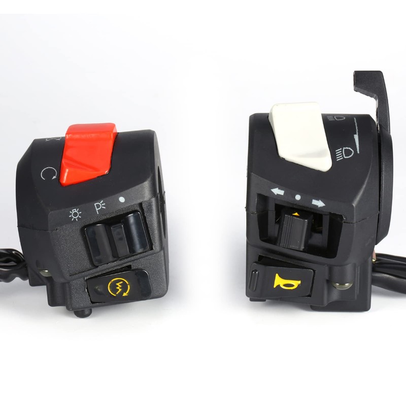 Motorcycle Handlebar Control, 7/8 Inch 22mm Handlebar Control Switch Motorbike