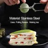 XUTONG 4PCS Snap Ball Tea Strainer,Stainless Steel Spoon Tea Ball
