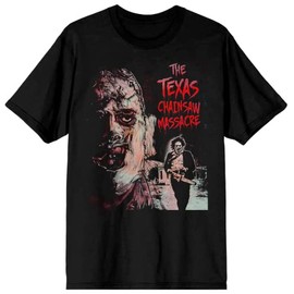 Bioworld Texas Chainsaw Massacre Leatherface Men's Black Short Sleeve Crew Neck Tee-Small