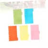 Operitacx A5 Binder Inserts Colorful Index Tabs Easy to Use