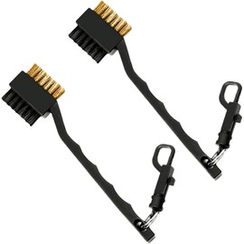 Golf Club Brush,Golf Club Groove Cleaning Brush,Portable Multiple-Use Golf Club Ball Tool,Pocket Golf Sized,Putter Wedge Shoes Cleaning Brush for Irons Balls Shoes Spike (Black, One Size)