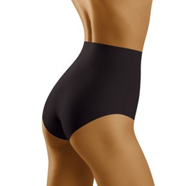 Wolbar Women's High Waisted Briefs Shaping WB411, Black,L