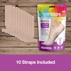 ZenToes Turf Toe T-Straps - 10 Pack Moleskin Splints for