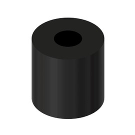 Robosource Black Nylon Spacer 1/2inches Thick, 1/2inches OD 0.194inches ID, 50 Pack for VEX Robotics