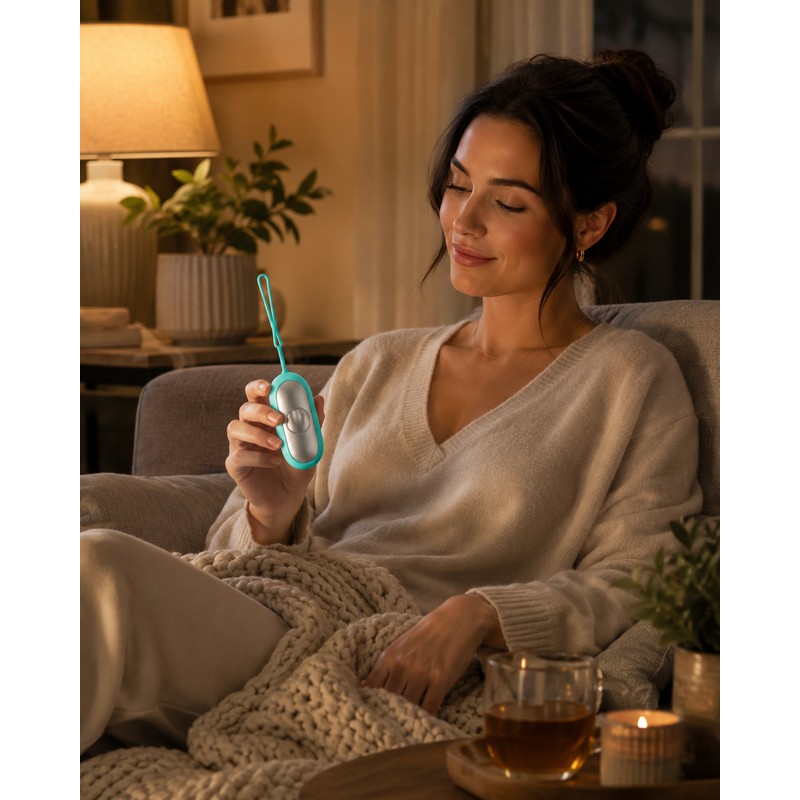 Handheld Relaxation Device for Evening Wind-Down – USB Rechargeable Pocket-Sized