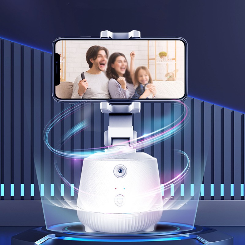 Smartphone Tracking Holder 360 Degrees Rotating Follow Shooting Stabilizer Live