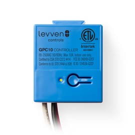Levven 10A On/Off Controller (UL & ETL Listed) for Wireless Light Switch Kit, Requires Levven Wireless Switch, Power Controller - Add a Switch Anywhere