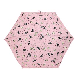 RADLEY London Womens Ladies Girls Mini Telescope Foldaway Umbrella Time to Soar in Rose Pink