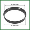 Motoforti 4pcs Plastic 63.4mm to 67.1mm Car Hub Rings Wheel