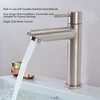 Kitchen Faucet Single Hole Stainless Steel Single Cold Sink Faucet