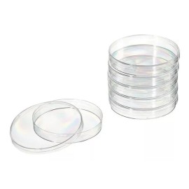 Klinicus Caja Petri Desechable Estéril 90x15mm 5 Paquetes C/10 C/u