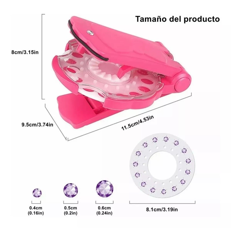 BOGENIANTE Blinger Bling Bling Brillo Para El Cabello Grapadora